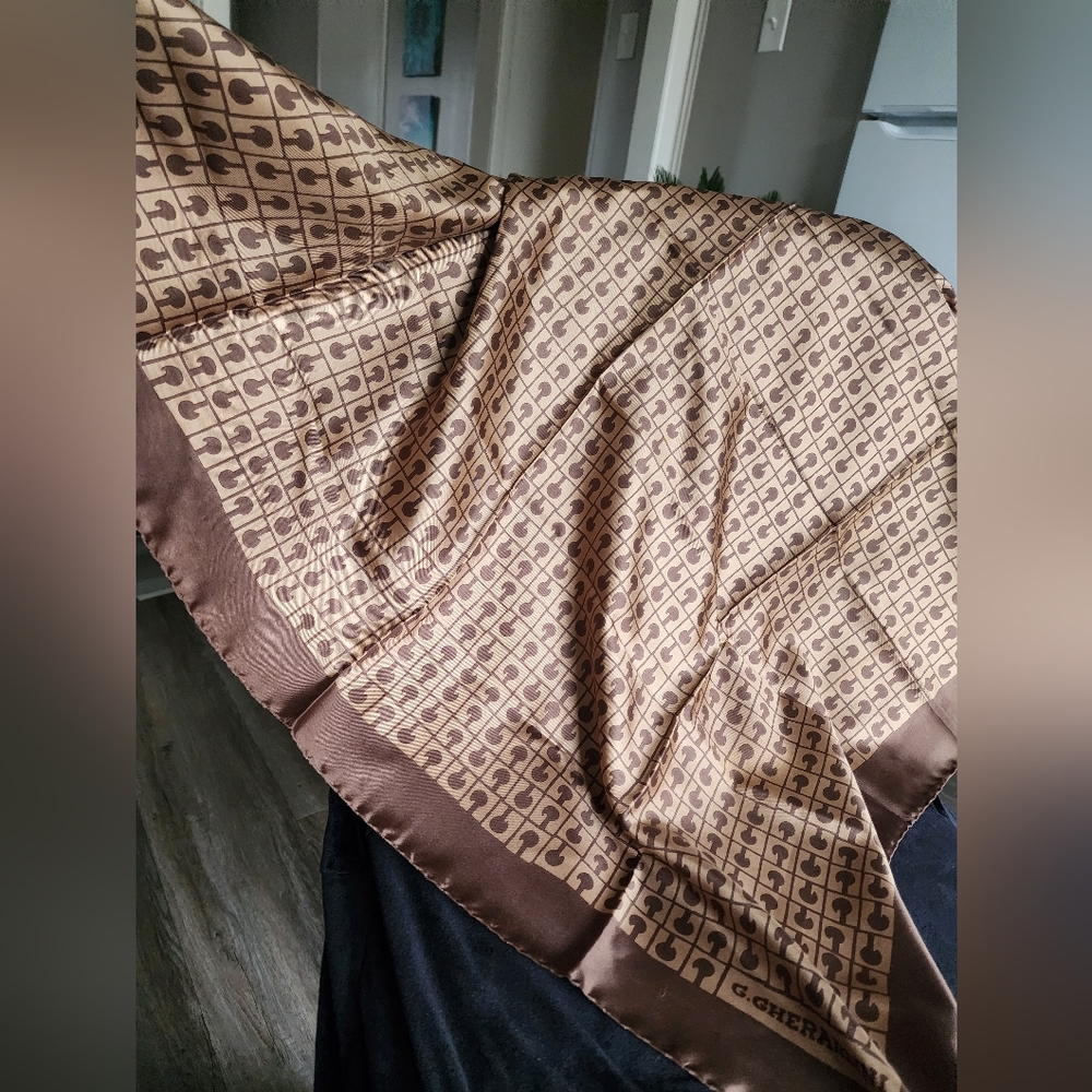 Gherardini brown scarf - Picture 3 of 7